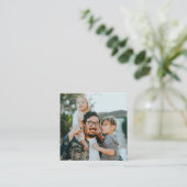 Carte D'accompagnement Custom Photo (Debout devant)