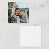 Carte D'accompagnement Custom Photo (Devant / Derrière)