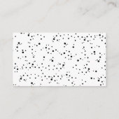 Carte D'accompagnement Cute Aquarelle Léybug Baby shower Déchets Raffin (Dos)