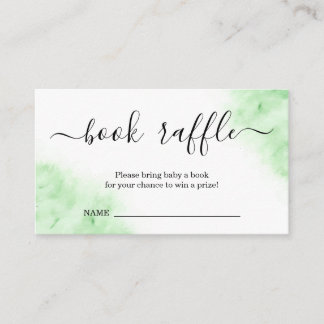 Carte D'accompagnement Cute Aquarelle Papier Livre Raffin Pour Baby showe