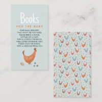 Cute Blue Farm Livres De Poulet Pour Bébé