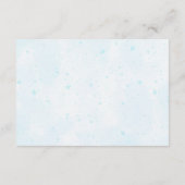 Carte D'accompagnement Cute Blue Mobile Lit bébé livres pour bébé (Dos)