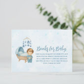 Carte D'accompagnement Cute Blue Mobile Lit bébé livres pour bébé (Debout devant)