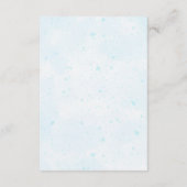 Carte D'accompagnement Cute Blue Mobile Lit bébé livres pour bébé (Dos)