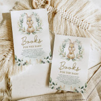 Cute Bunny Rabbit Green Wreath Livres pour bébé