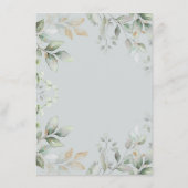 Carte D'accompagnement Cute Bunny Rabbit Green Wreath Livres pour bébé (Dos)