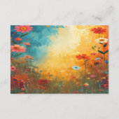 Carte D'accompagnement Cute Cat Giraffe Baby Shower (Dos)