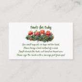 Carte D'accompagnement Cute Champignons Woodland Baby shower Demande de r (Devant)