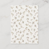 Carte D'accompagnement Cute Chic Teddy Floral Cart Livres Pour Baby showe (Dos)