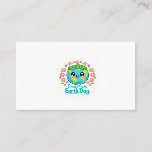 Carte D'accompagnement Cute Earth Day Enclosure Card (Devant)