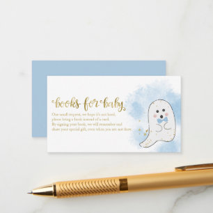 Carte D'accompagnement Cute Ghost Halloween Baby showers Livres Pour Bébé