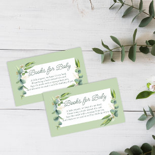 Carte D'accompagnement Cute Greenery Woodland Animals Livres pour bébé