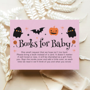 Carte D'accompagnement Cute Halloween Baby showers Livres pour bébé