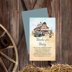 Carte D'accompagnement Cute Little Farmer Baby showers Livres pour bébé