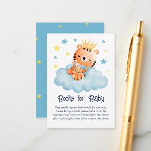 Carte D'accompagnement Cute Little Tiger Baby showers Livres pour bébé