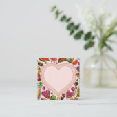 Carte D'accompagnement Cute Pastry Confections Sweets (Debout devant)