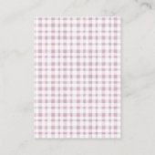 Carte D'accompagnement Cute Rose Cactus Boho Llama Livres Pour Baby showe (Dos)