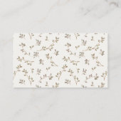 Carte D'accompagnement Cute Teddy Floral Panier Baby shower de carafe (Dos)