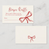 Carte D'accompagnement Cute Vintage rousse Déchets Raffin (Devant / Derrière)