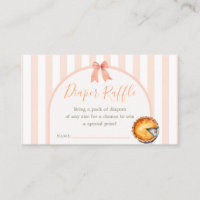 Cutie Pie Orange En vichy Baby shower Déchets Raff