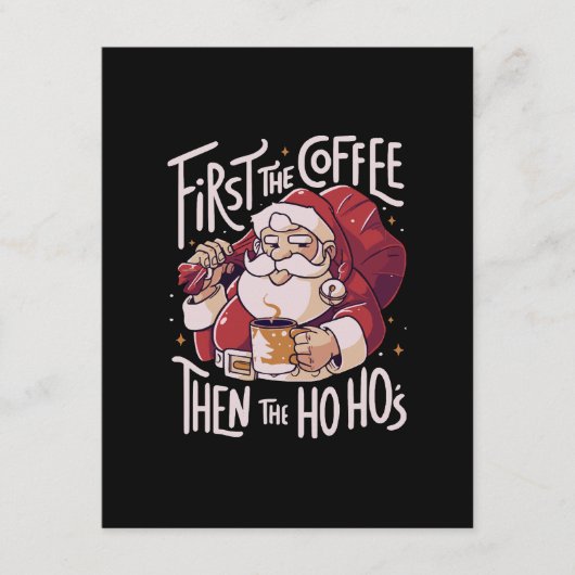 Carte D'accompagnement D'abord le café puis le HOHO (Devant)