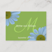 Carte D'accompagnement Daisy Green Mariage Signature Boire Recette de  (Dos)