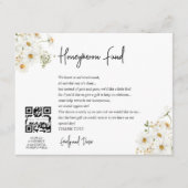 Carte D'accompagnement Daisy Honeymoon souhaite QR CODE (Devant)