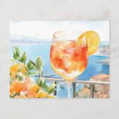 Carte D'accompagnement Date Nuit Idées Aperol Spritz Fête des mariées (Dos)