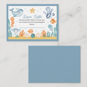 Carte d'accompagnement de Baby Shower Sous l'Océan