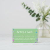 Carte d'accompagnement de Baby Shower Verte Bring (Debout devant)