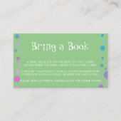 Carte d'accompagnement de Baby Shower Verte Bring (Devant)