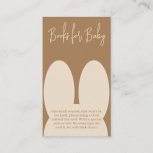 Carte D'accompagnement De beaux livres de lapin pour bébé