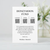 Carte d'accompagnement de code QR pour le fonds de (Debout devant)