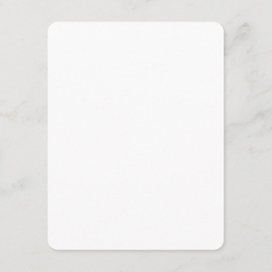 Carte d'accompagnement de code QR pour les avis Go (Dos)