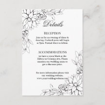 Carte d'accompagnement de couronne de Dahlia