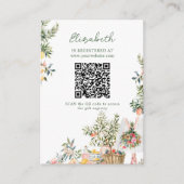 Carte d'accompagnement de douche de mariée Fresh O (Devant)