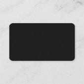 Carte d'accompagnement de luxe noir et or pour mar (Dos)
