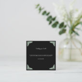 Carte d'accompagnement de mariage (Debout devant)