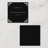 Carte d'accompagnement de mariage (Devant / Derrière)