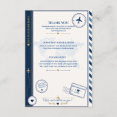 Carte d'accompagnement de mariage au passeport (Dos)