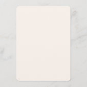 Carte d'accompagnement de mariage Boho Vibes (Dos)