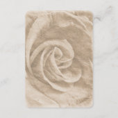 Carte d'accompagnement de mariage florale rustique (Dos)