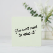 Carte d'accompagnement de mariage "Getting Hitched (Debout devant)