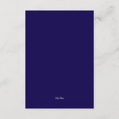 Carte d'accompagnement de mariage Texas Longhorn (Dos)