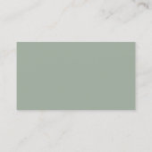 Carte d'accompagnement de site web de mariage à bo (Dos)