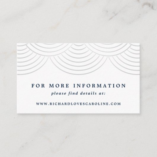 Carte d'accompagnement de site web pour les guirla (Devant)