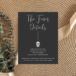 Carte D'accompagnement Décès Nous Mariages de partie Détails