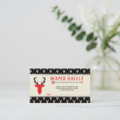 Carte D'accompagnement Déchets, Cerf De Bois, Plaid De Buffalo (Debout devant)