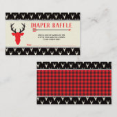Carte D'accompagnement Déchets, Cerf De Bois, Plaid De Buffalo (Devant / Derrière)