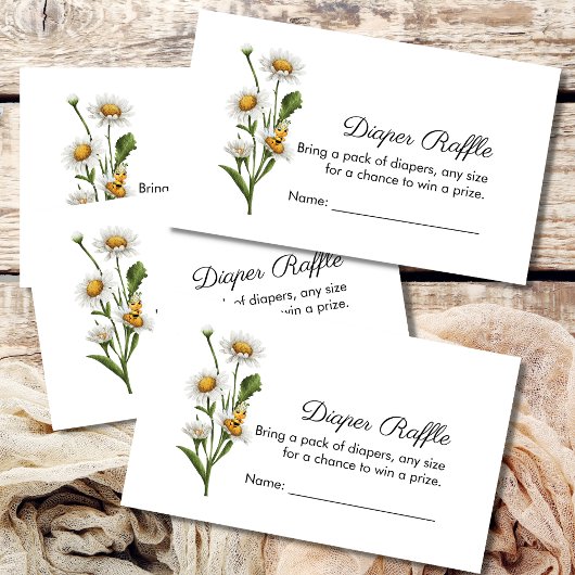 Carte D'accompagnement Déchets Raffle Mama À Thème